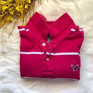 American Eagle Outfitters Mens XL Pink/White